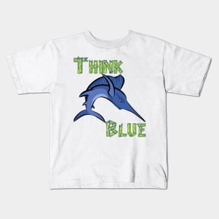 Think blue Kids T-Shirt